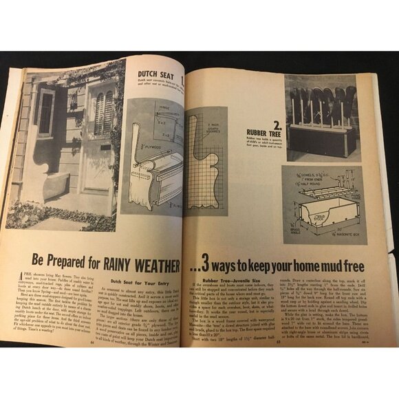 The Family Handyman Magazine 35th Edition VINTAGE Apr. 1957 Vol. 7 No. 2 - Picture 8 of 9